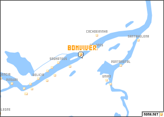 map of Bom Viver