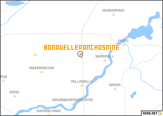 map of Bonadelle Ranchos Nine