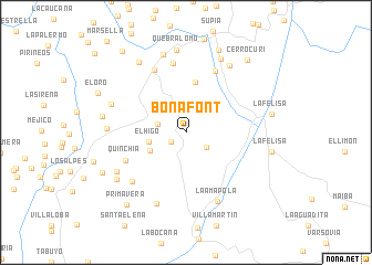 map of Bonafont