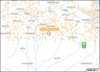 map of Bonahāma