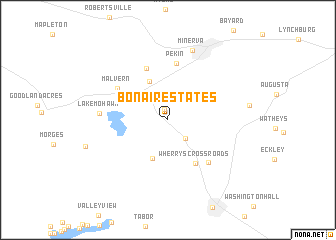 map of Bon Air Estates