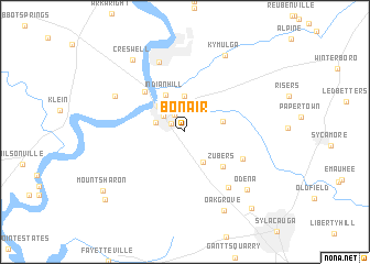 map of Bon Air