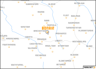 map of Bon Air