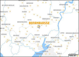 map of Bonambwassé