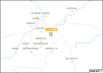 map of Bonce