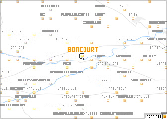 map of Boncourt