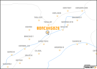 map of Boncukgöze