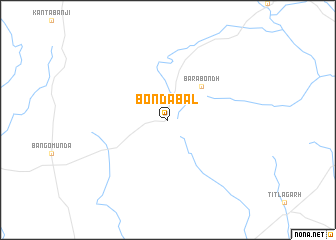 map of Bondabal