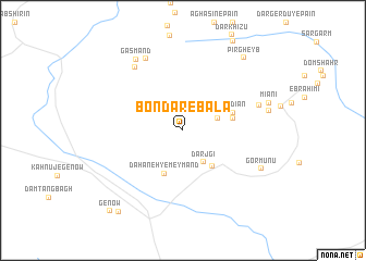 map of Bondar-e Bālā