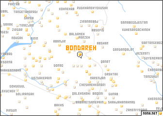 map of Bondareh
