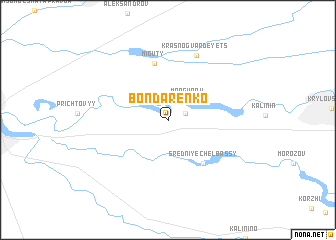 map of Bondarenko