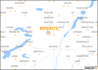 map of Bondaryd