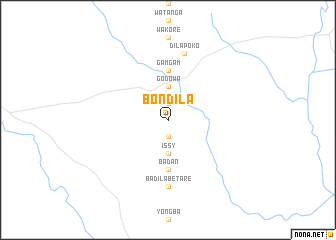map of Bondila