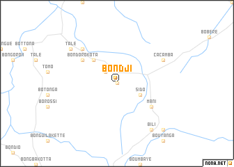 map of Bondji