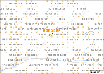 map of Bondorf