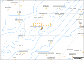 map of Bondsville