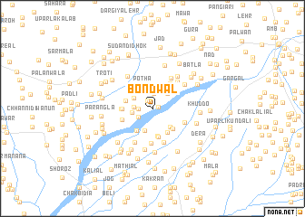 map of Bondwāl