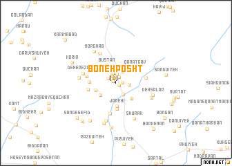 map of Boneh Posht