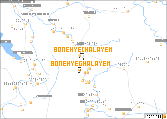 map of Boneh-ye Ghalayem