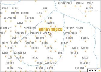 map of Boneya Bokʼo