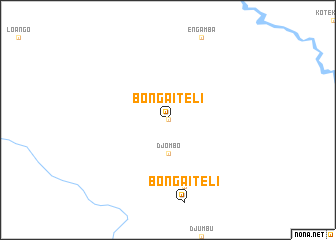 map of Bonga-Iteli