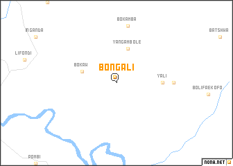 map of Bongali