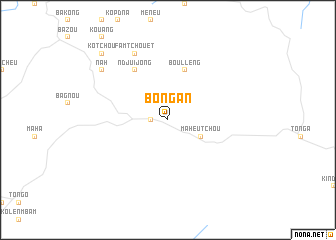 map of Bongan
