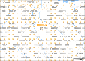 map of Bonga