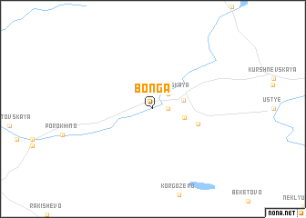 map of Bonga