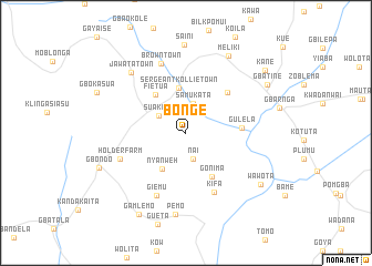 map of Bonge