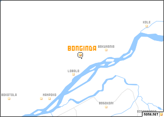 map of Bonginda