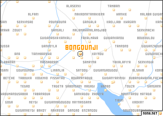 map of Bongounji