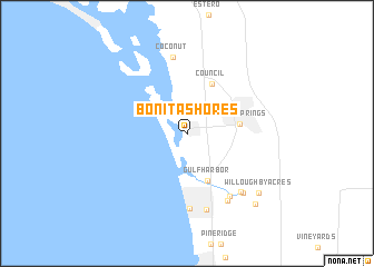 map of Bonita Shores