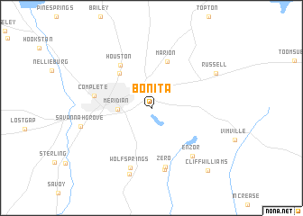 map of Bonita