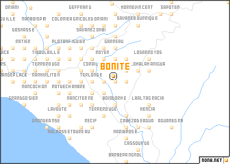 map of Bonite