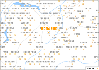 map of Bonjema