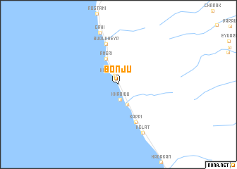 map of Bonjū