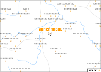 map of Bonkamadou