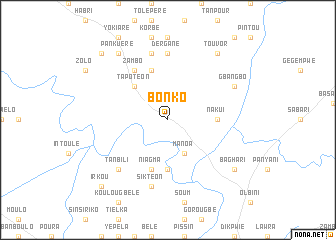 map of Bonko