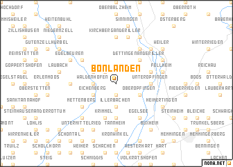 map of Bonlanden