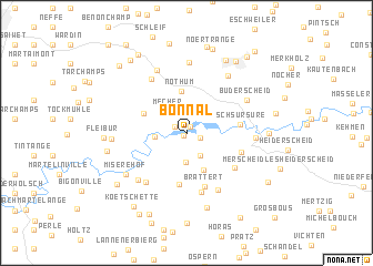map of Bonnal