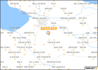 map of Bonnarp