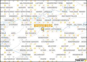 map of Bonneberg
