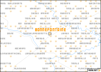 map of Bonne Fontaine