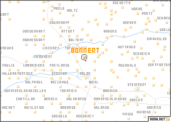 map of Bonnert