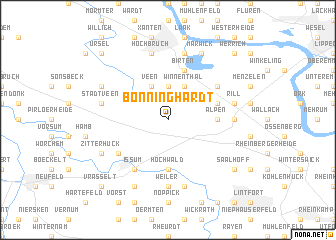 map of Bönninghardt