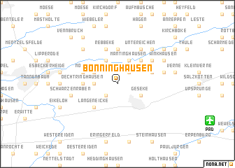 map of Bönninghausen