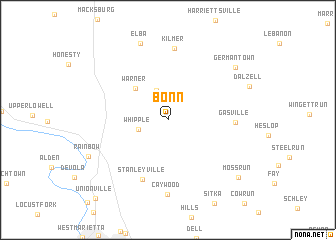 map of Bonn