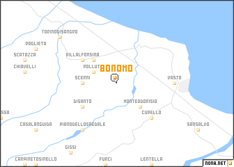 map of Bonomo