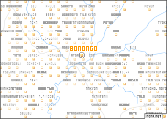 map of Bonongo